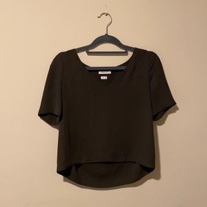 Babaton Randy Blouse - Tuscan Olive